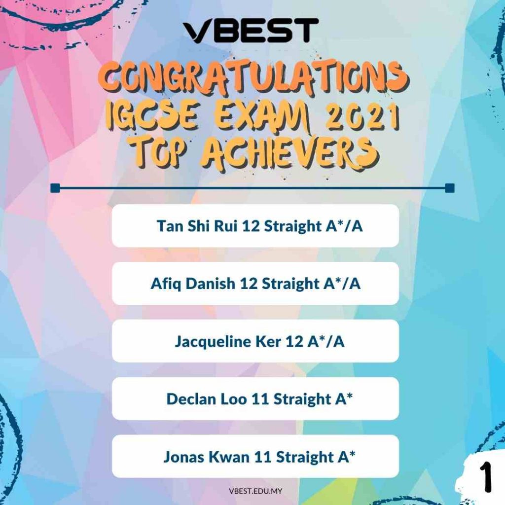 Achievements VBest Year 1 to Year 12 Tuition Centre
