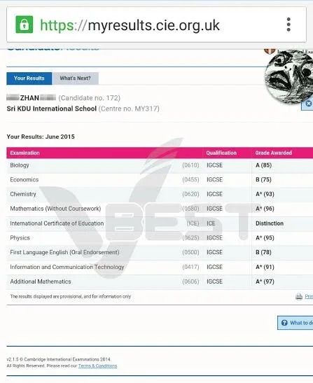 Achievements VBest Year 1 to Year 13 Tuition Centre Every Student Is Different Achievements VBest Year 1 to Year 13 Tuition Centre