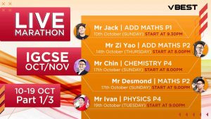 Schedule horizontal VBest Year 1 to Year 12 Tuition Centre