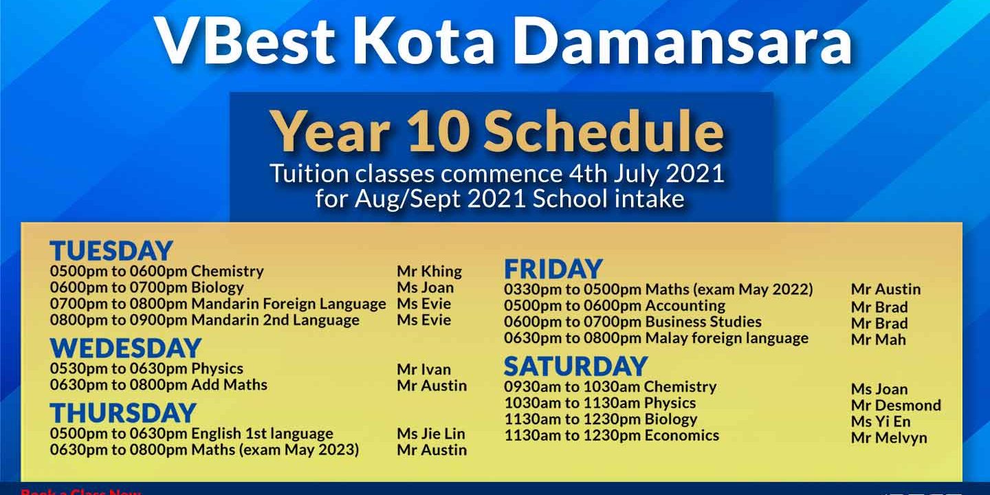 year 10 horizontalschedule1.4 year 10 horizontalschedule1.4