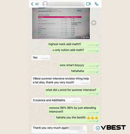 IGCSE VBest Year 1 to Year 13 Tuition Centre