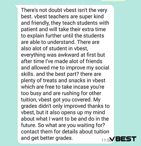 A-Level KD VBest Year 1 to Year 13 Tuition Centre