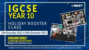 Vbest Intensive Dec 2021 VBest Year 1 to Year 12 Tuition Centre