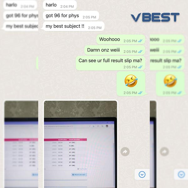 VBest Student Results