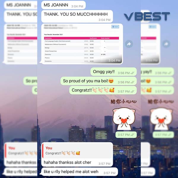 VBest Student Results