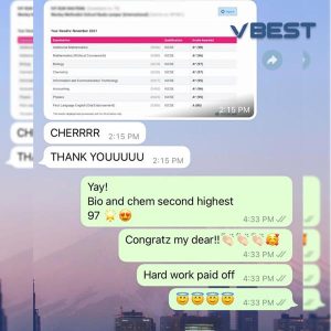 VBest Student Results