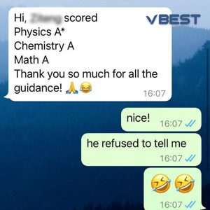VBest Student Results