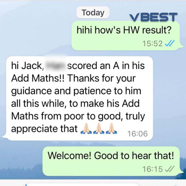 VBest Student Results