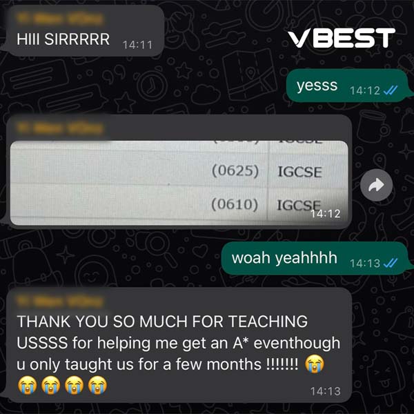 VBest Tuition Centre Klang VBest Year 1 to Year 13 Tuition Centre Every Student Is Different VBest Student Results