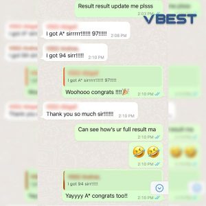 VBest Student Results