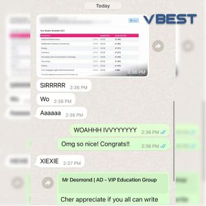 VBest Student Results