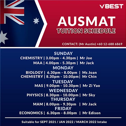 AUSMAT VBest Year 1 to Year 12 Tuition Centre