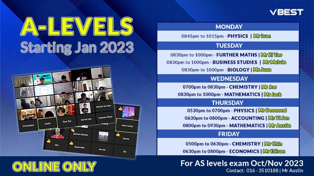alevel jan 2023