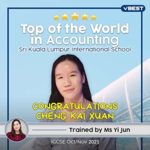 Cheng Kai Xuan VBest Year 1 to Year 13 Tuition Centre