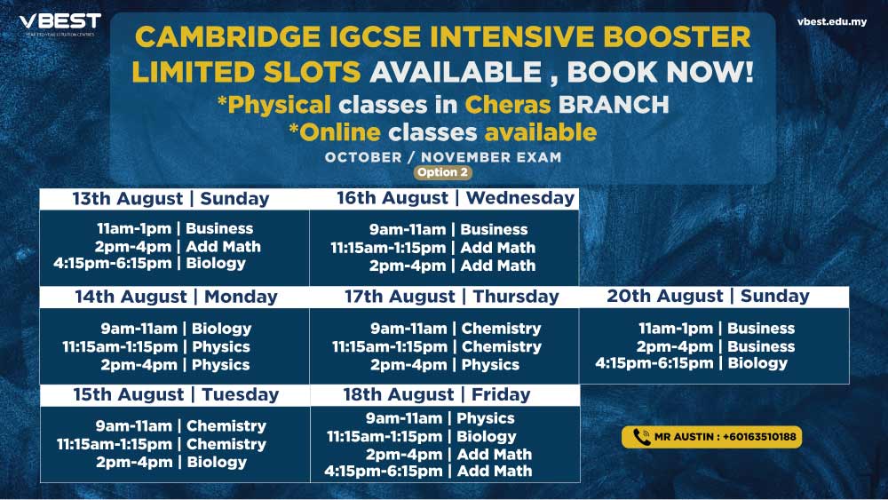 intensive booster aug 2023