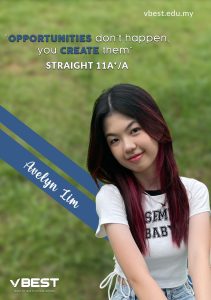 Avelyn Lim VBest Year 1 to Year 13 Tuition Centre