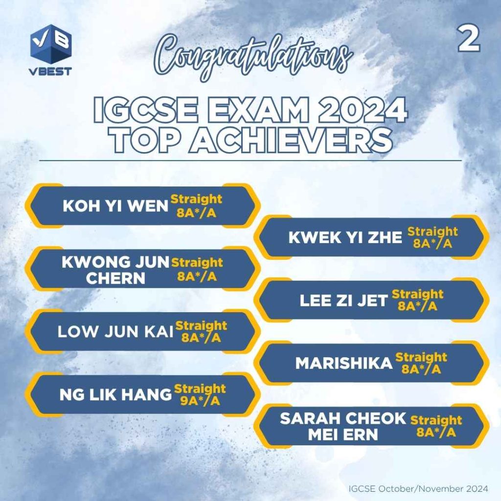 igcse results, highest, igcse, top students, success stories, igcse tuition, igcse tuition centre in malaysia, vbest, igcse tuition centre, tuition centre Success Stories 🏆 VBest Tuition Centre