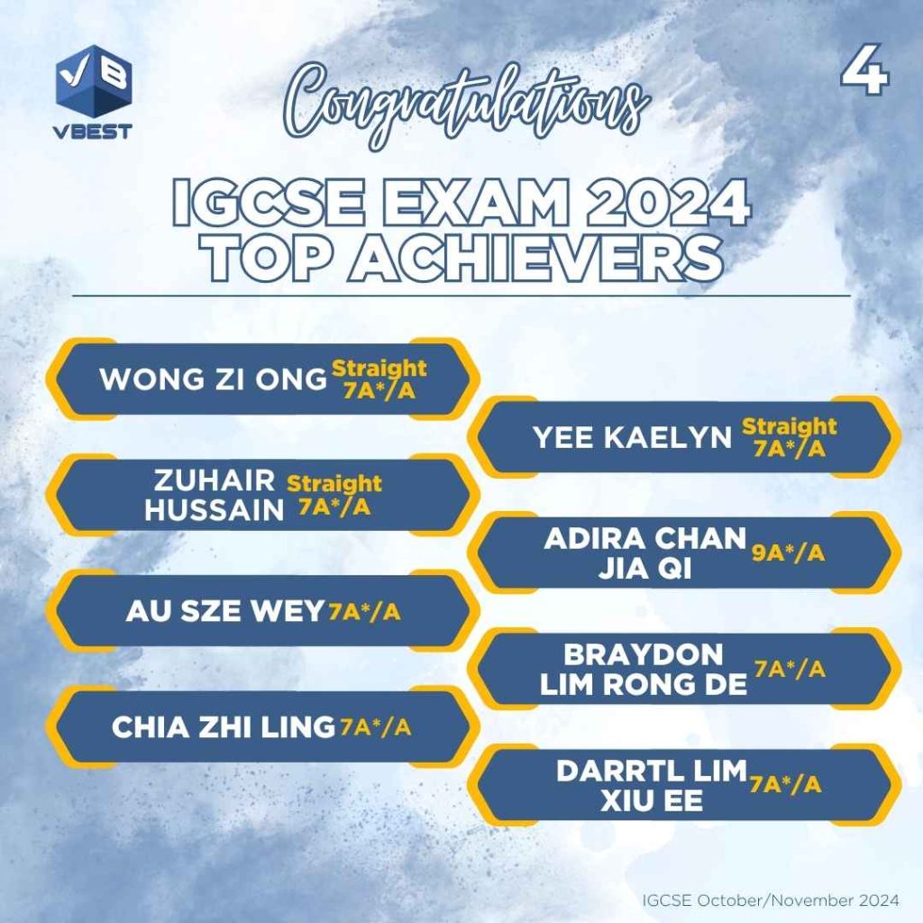 igcse results, highest, igcse, top students, success stories, igcse tuition, igcse tuition centre in malaysia, vbest, igcse tuition centre, tuition centre Success Stories 🏆 VBest Tuition Centre