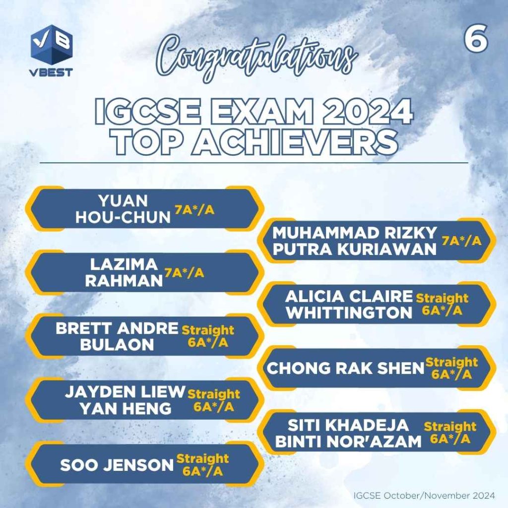 igcse results, highest, igcse, top students, success stories, igcse tuition, igcse tuition centre in malaysia, vbest, igcse tuition centre, tuition centre Success Stories 🏆 VBest Tuition Centre