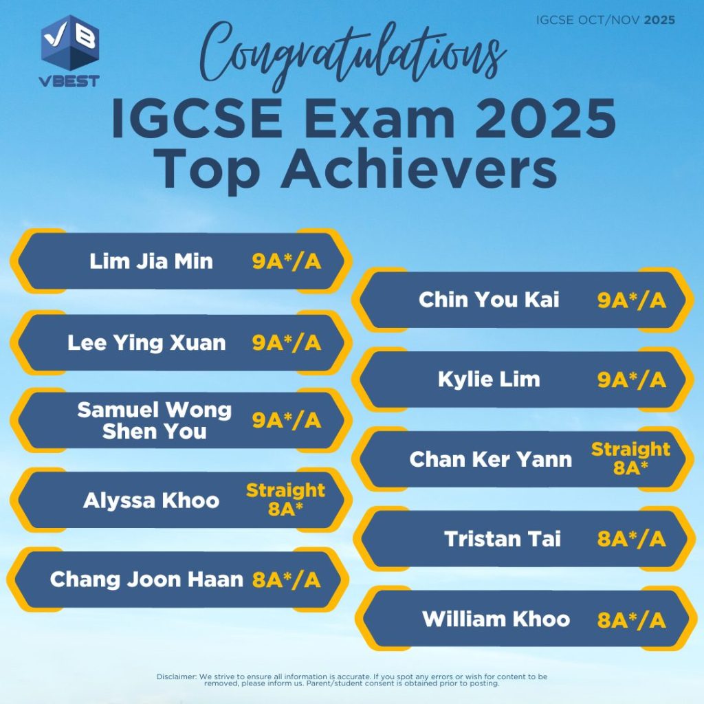 igcse results, highest, igcse, top students, success stories, igcse tuition, igcse tuition centre in malaysia, vbest, igcse tuition centre, tuition centre Success Stories 🏆 VBest Tuition Centre