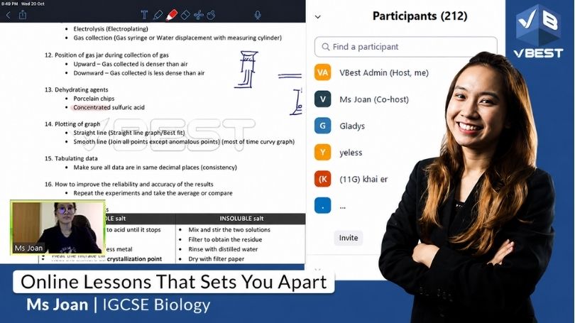 IGCSE 🏆 Online Tuition Malaysia 🏆 3300+ Reviews of 5 ⭐ VBest Tuition Centre igcse online tuition