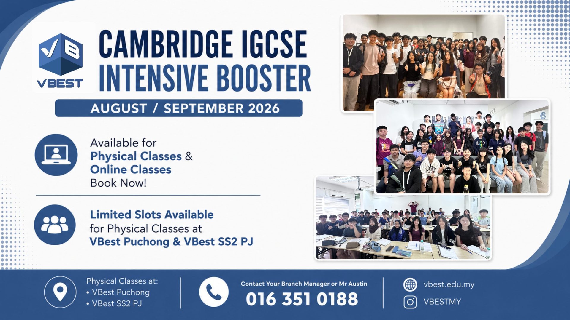 Intensive Booster Aug/Sep 2026
