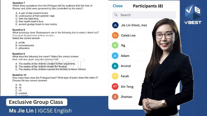IGCSE 🏆 Online Tuition Malaysia 🏆 3300+ Reviews of 5 ⭐ VBest Tuition Centre igcse english online tuition