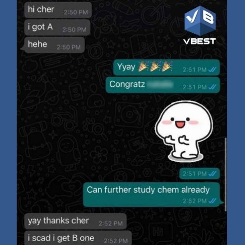 chem teacher & student