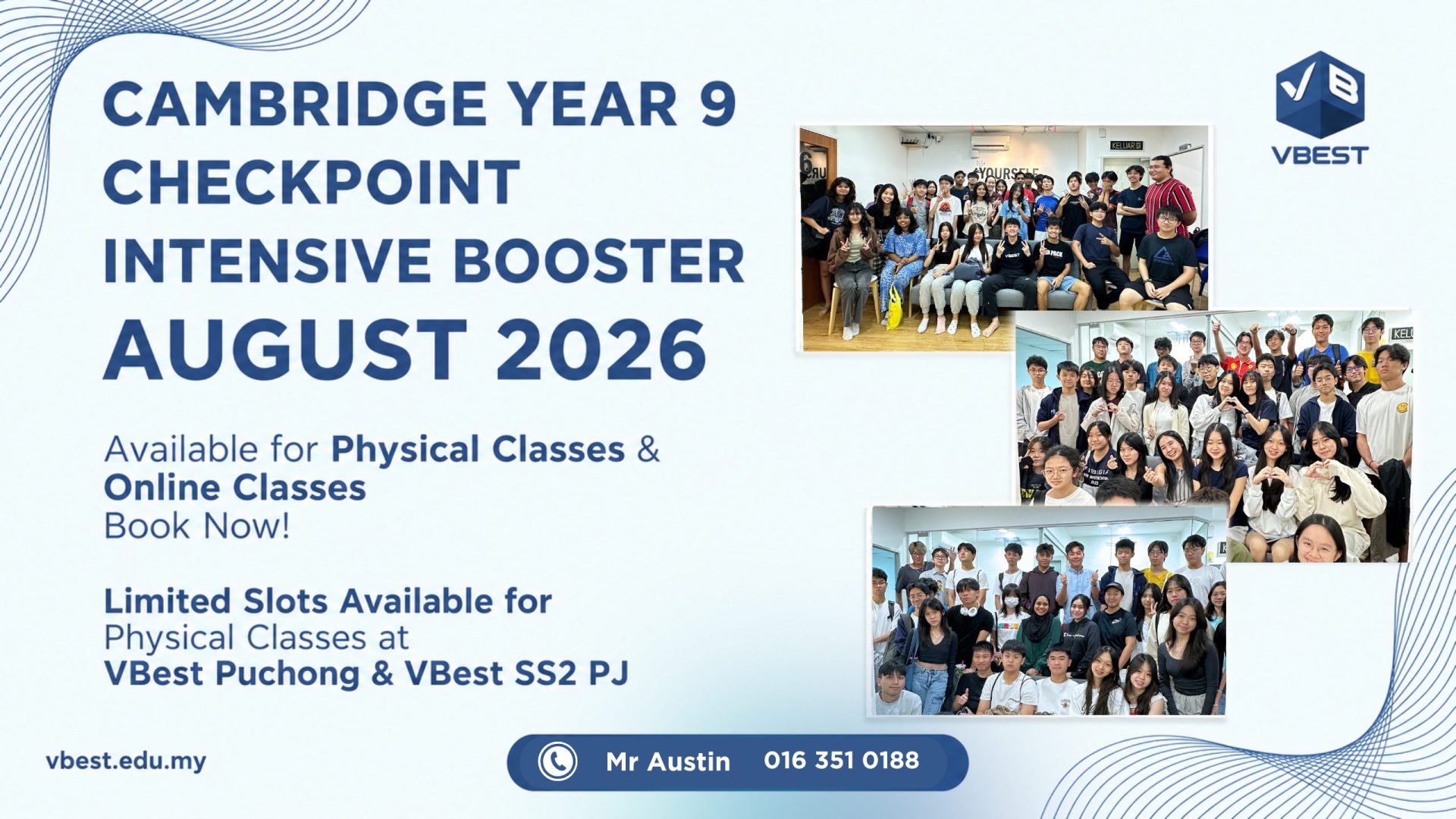 Year 9 Checkpoint Intensive, igcse, VBest, year 9 igcse, tuition, year 9 tuition Y9 Checkpoint Intensive VBest Tuition Centre